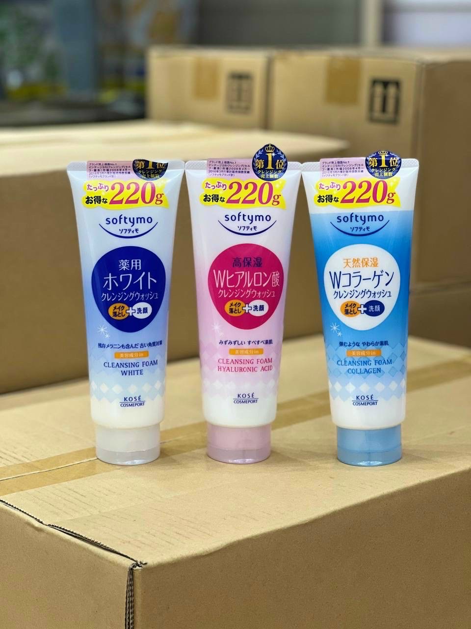 Sữa rửa mặt Kose Softymo Nhật Bản